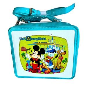 NWT Disney Parks Loungefly WDW 50th Anniversary Lunchbox Crossbody